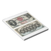 US $ 10 Silver Certificate 1878 Notitieblok (Schuin)