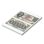 US $ 10 Silver Certificate 1878 Notitieblok (Linkerzijde)