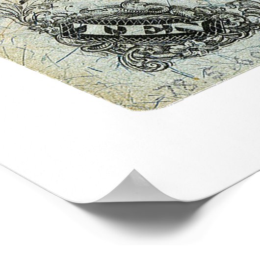 US $ 10 Silver Certificate 1878 Poster (Hoek)