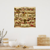 US 1776-1876 POSTER (Keuken)