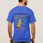 US 1 meter NCR T-Shirt (Achterkant)