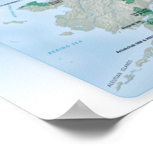 US 2020 National Parks Map Poster (Hoek)