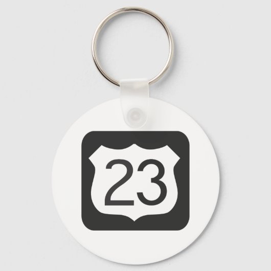 US-23 Highway Sleutelhanger (Voorkant)