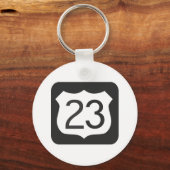 US-23 Highway Sleutelhanger (Voorkant)