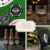 US 250 Aurora Zwarte Bierfles Etiket
