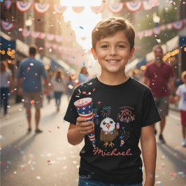 US 250 th Birthday - Schattige Eagle Boy's T-shirt
