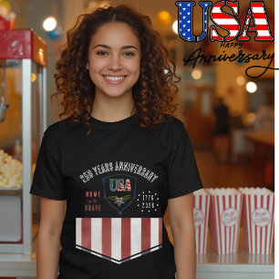 US 250 Wij het Volk Funky Patriottisch Jubileumfee Tri-Blend Shirt