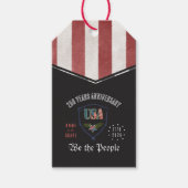 US 250 Wij het Volk Patriottische Verjaardag Cadeaulabel (Voorkant)
