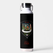 US 250 Years of Freedom Custom Botanical Waterfles (Voorkant)