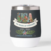 US 250 Years of Freedom Elegant Stemless  (Voorkant)