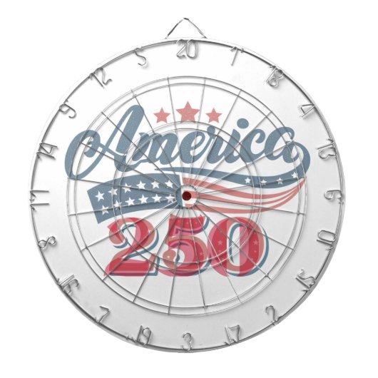 US 250e verjaardag  Dartbord (Voorkant)