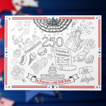 US 250e verjaardag Kids Kleur Mijn Patriottische F