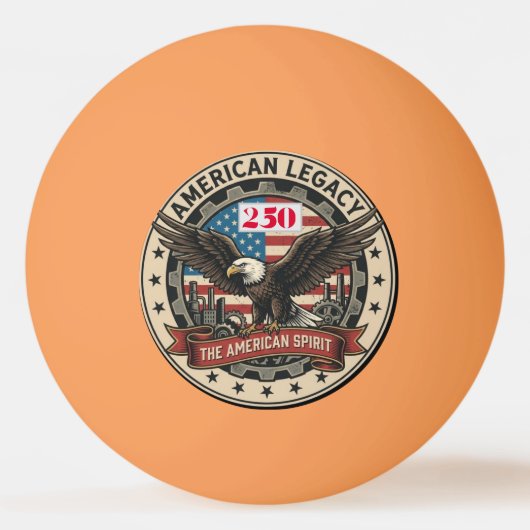 US 250ste verjaardag  Pingpongbal (Voorkant)