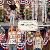 US 250th Anniversary Patriotic Gnome Leggings