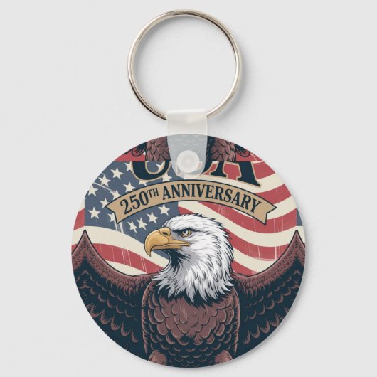 US 250th Anniversary  Sleutelhanger (Voorkant)
