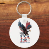 US 250th Anniversary  Sleutelhanger (Voorkant)