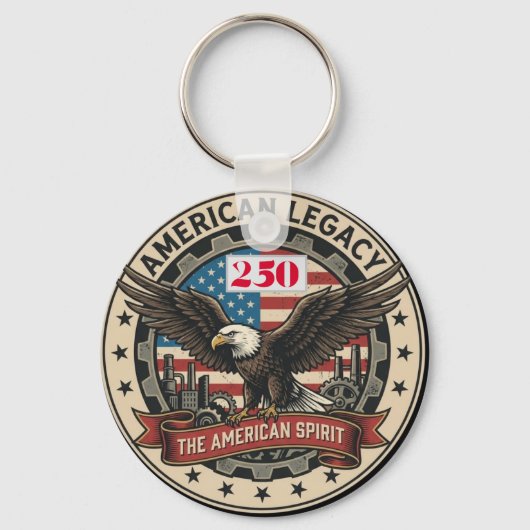 US 250th Anniversary  Sleutelhanger (Voorkant)