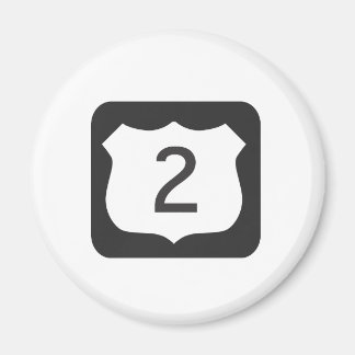 US-2 Schilderachtig snelwegmagneet Magneet