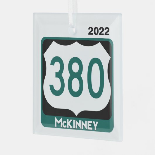 US 380 Hwy - McKinney, Ornament (Voorkant links)