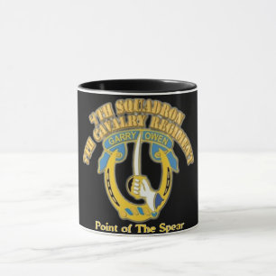 US 7th Cavalry Black Coffee Mok Artistic Vegas