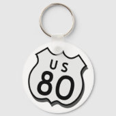 US 80 Key Fob Sleutelhanger (Voorkant)