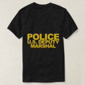 US Adjunct-marshal Shirt Front Print Law Enforcem (Design voorkant)