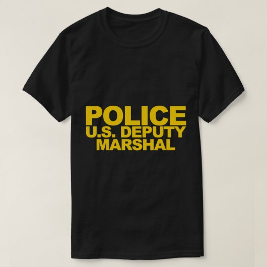 US Adjunct-marshal Shirt Front Print Law Enforcem (Design voorkant)