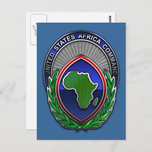 US Afrika Commando Briefkaart (Voorkant / Achterkant)