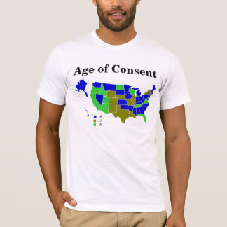 US - Age of Consent Map! T-shirt