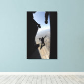 US Air Force Academy Parachute Team Canvas Afdruk (Insitu (Houten vloer))