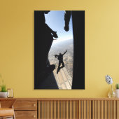 US Air Force Academy Parachute Team Canvas Afdruk (Insitu (Woonkamer))