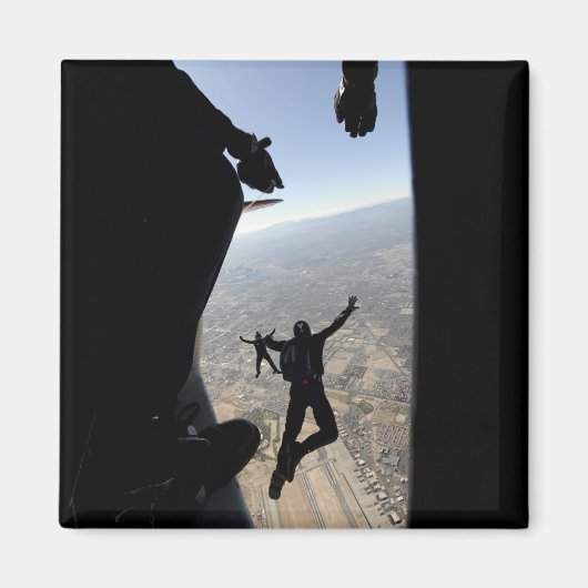 US Air Force Academy Parachute Team Magneet (Voorkant)