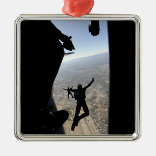 US Air Force Academy Parachute Team Metalen Ornament