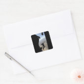 US Air Force Academy Parachute Team Vierkante Sticker (Envelop)