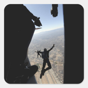 US Air Force Academy Parachute Team Vierkante Sticker