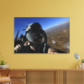 US Air Force Aerial Combat-fotograaf Canvas Afdruk (Insitu (Woonkamer))