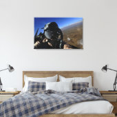 US Air Force Aerial Combat-fotograaf Canvas Afdruk (Insitu (Slaapkamer))
