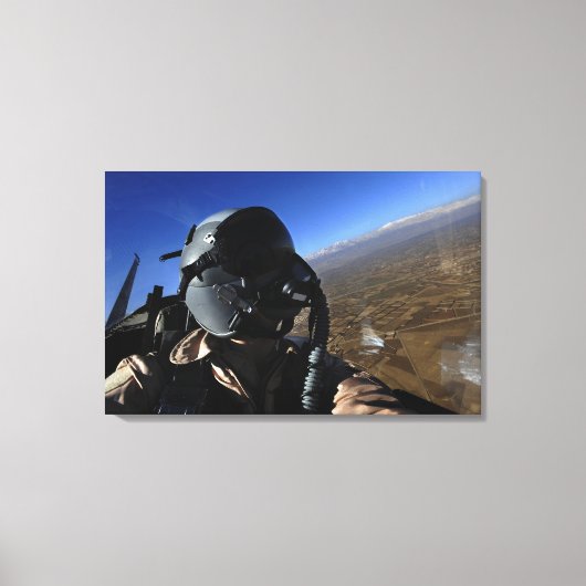 US Air Force Aerial Combat-fotograaf Canvas Afdruk (Voorkant)