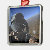 US Air Force Aerial Combat-fotograaf Metalen Ornament (Links)