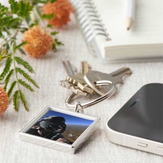 US Air Force Aerial Combat-fotograaf Sleutelhanger (Zijkant)