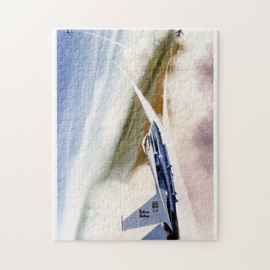 US Air Force F-15 Eagle in gevechten Legpuzzel (Verticaal)