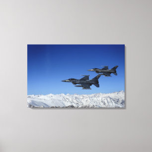 US Air Force F-16 Fighting Falcons Canvas Afdruk