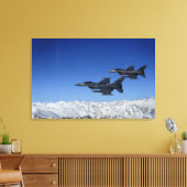 US Air Force F-16 Fighting Falcons Canvas Afdruk (Insitu (Woonkamer))