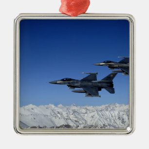 US Air Force F-16 Fighting Falcons Metalen Ornament