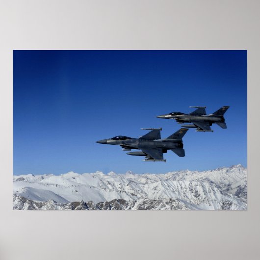 US Air Force F-16 Fighting Falcons Poster (Voorkant)