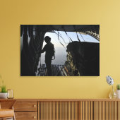 US Air Force Load kapitein Canvas Afdruk (Insitu (Woonkamer))