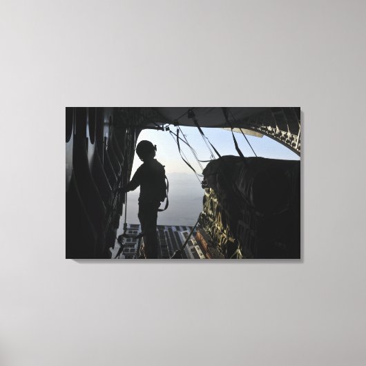 US Air Force Load kapitein Canvas Afdruk (Voorkant)