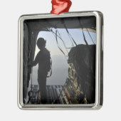 US Air Force Load kapitein Metalen Ornament (Links)