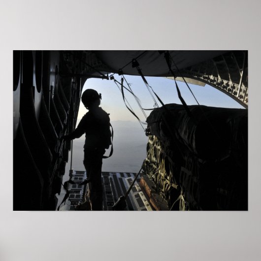 US Air Force Load kapitein Poster (Voorkant)