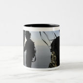 US Air Force Load kapitein Tweekleurige Koffiemok (Center)